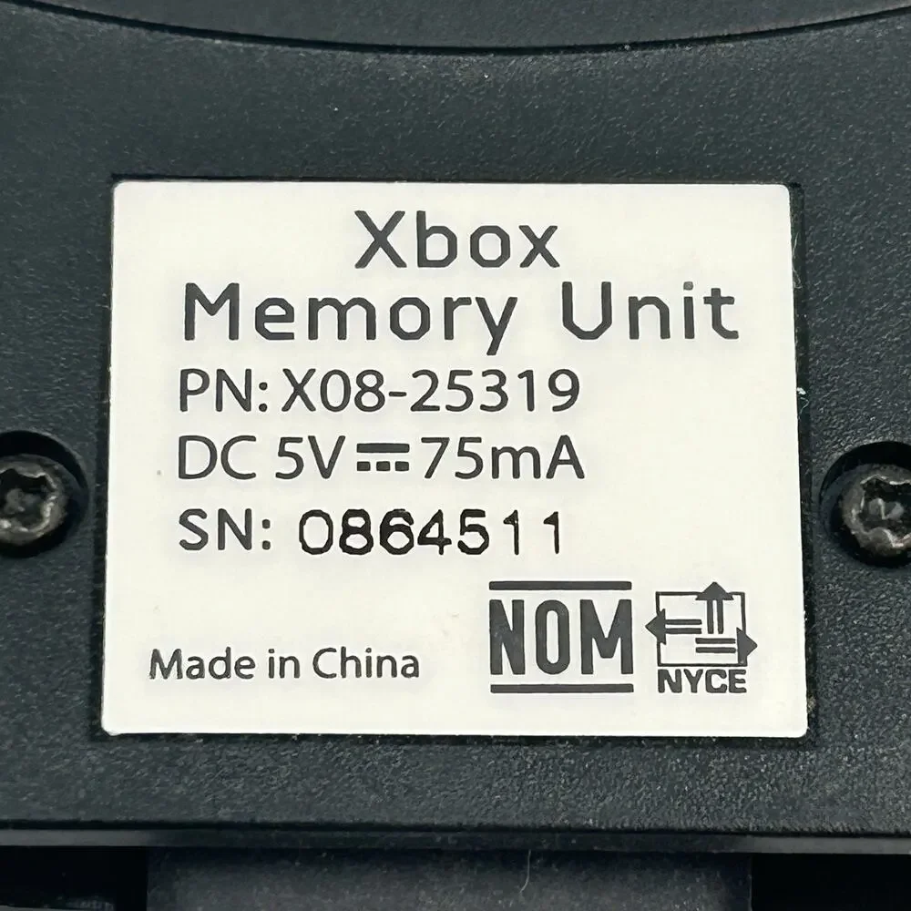 Microsoft Xbox OEM Original Memory Unit Card X08-25319 - Tested Working